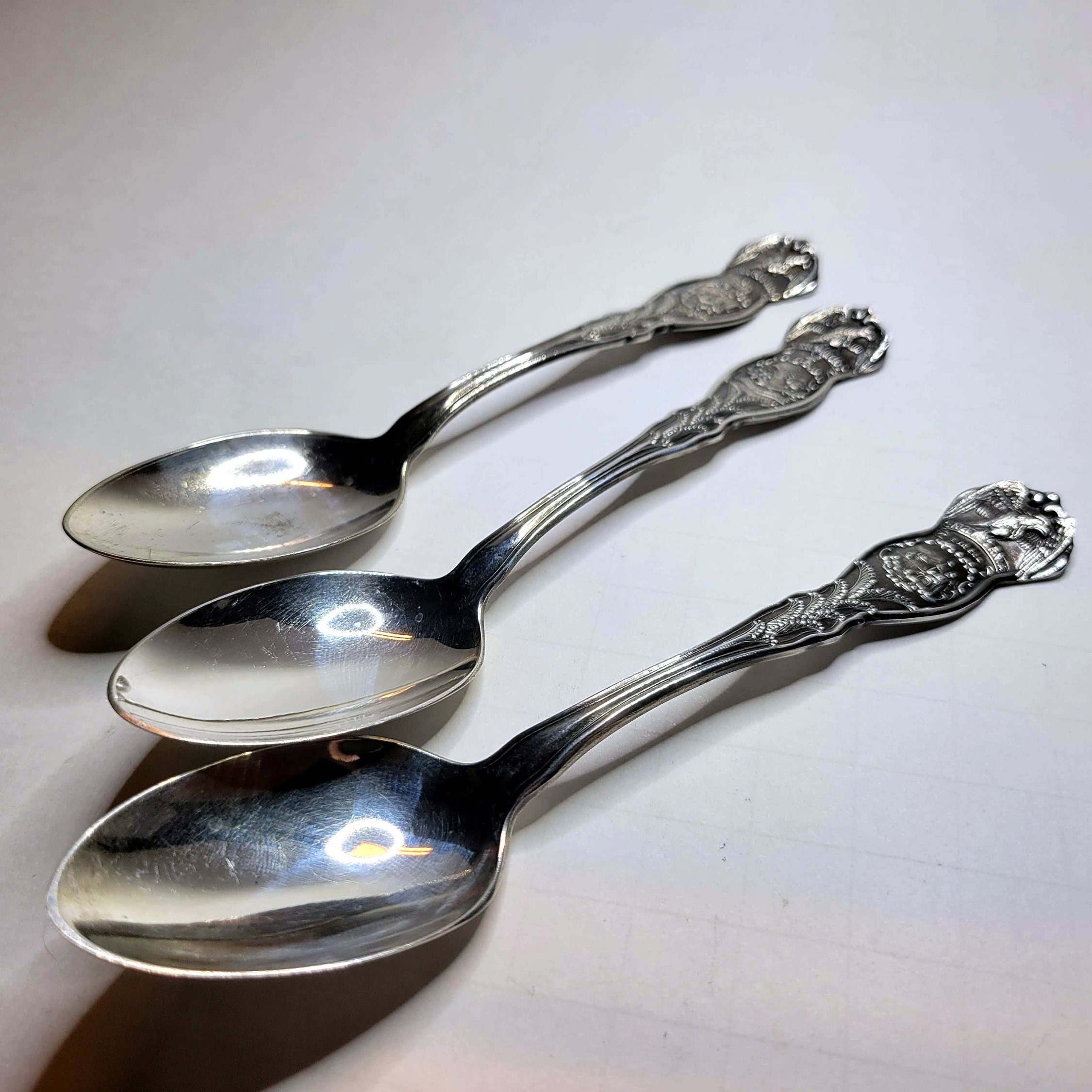 ヴィンテージ Wm Rogers シルバープレート ステートスプーン - Etsy 日本