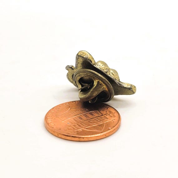 Vintage Tiny Elephant with Lapel Pin - image 4