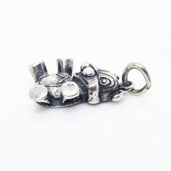 Sterling Teddy Bear Charm or Pendant - image 4