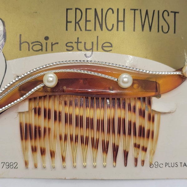 Nemo Pearl Hair Comb Accessory For the French Twist