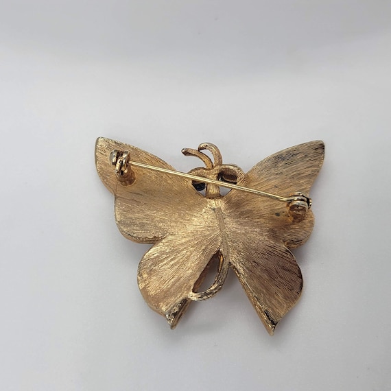 Gold Tone Butterfly Brooch Etsy Singapore