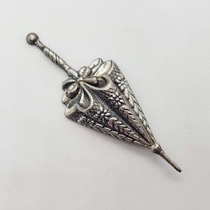 Lang Sterling Umbrella Brooch