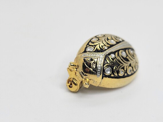 Faux Damascene Bug Pin - image 3