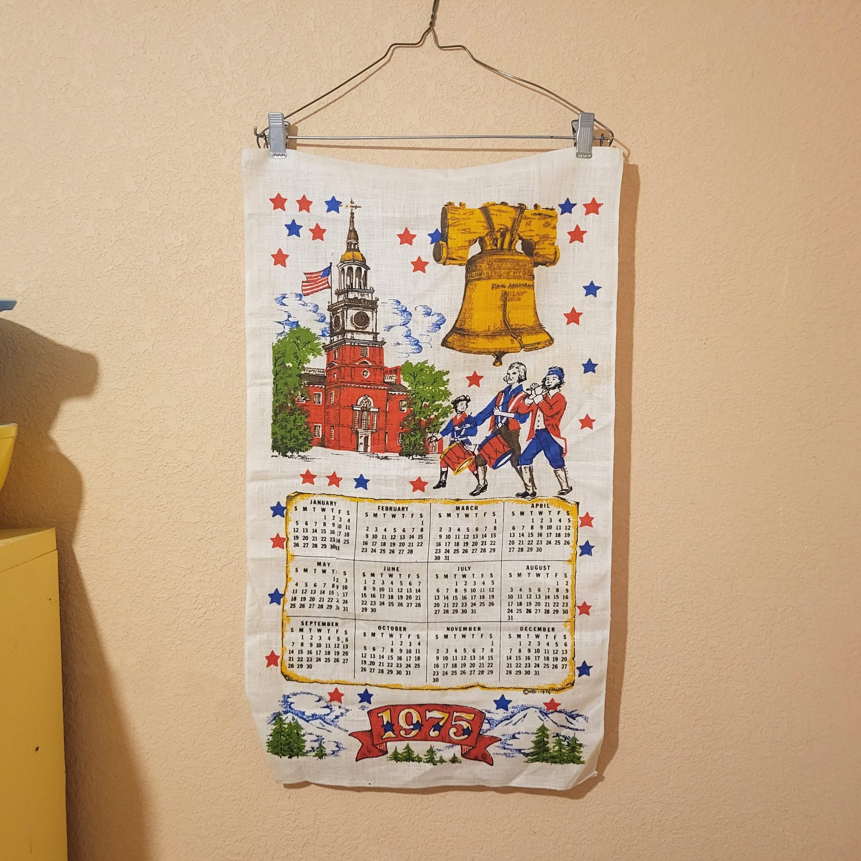 Vintage 1975 Calendar - Etsy