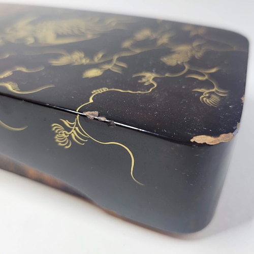 Antique Japanese Lacquerware shops Letter Box