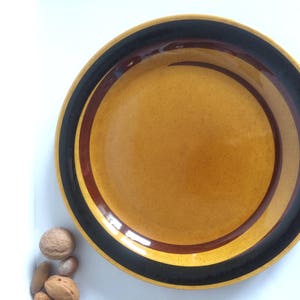 Set of 2 Dinner Plates Carl Harry STÅLHANE design TUNA Rorstrand  Decorated Swedish Design  Rorstrand Midcentury Retro Handpainted