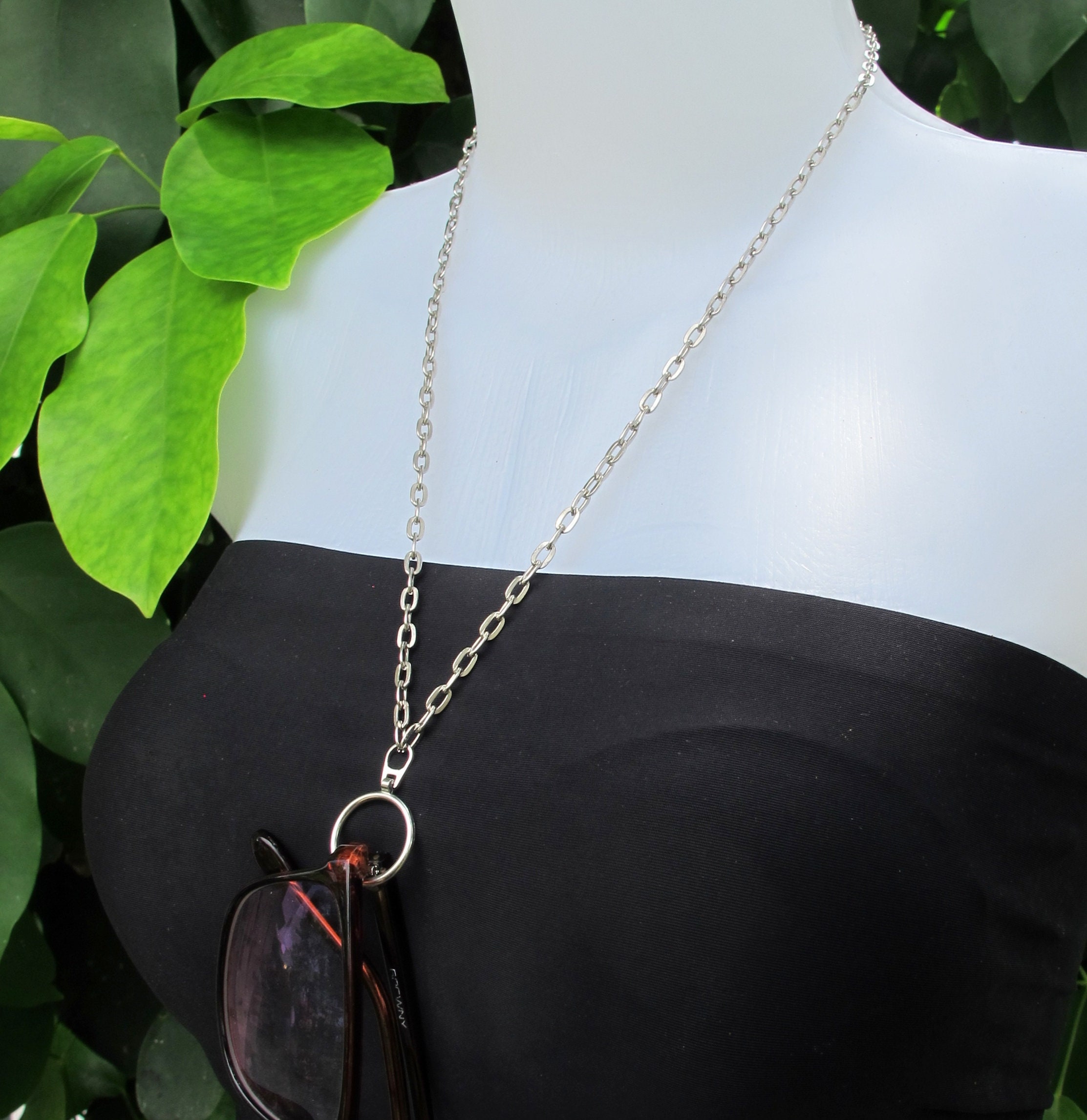 Manly necklace for eyeglasses glasses loop men boyfriend Etsy