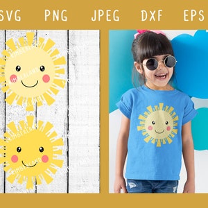 Sunshine SVG, PNG, Clipart, Vector, Digital Download, Design Print For Silhouette Cameo And Cricut Machine