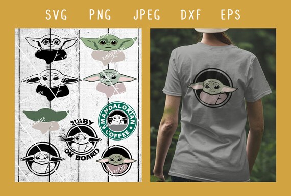 Download Baby Yoda Bundle Svg Png Clipart Vector Digital Download Etsy Yellowimages Mockups