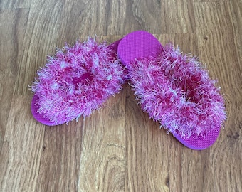 Fuzzy Fluffy Flip Flop - Child