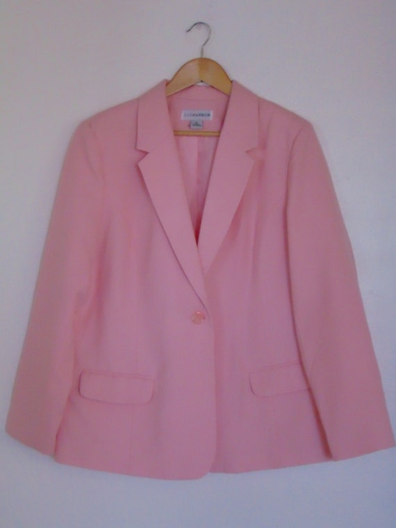 pink blazer size 16
