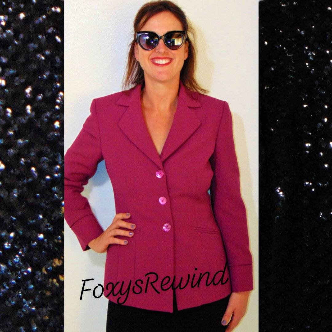 kasper purple blazer