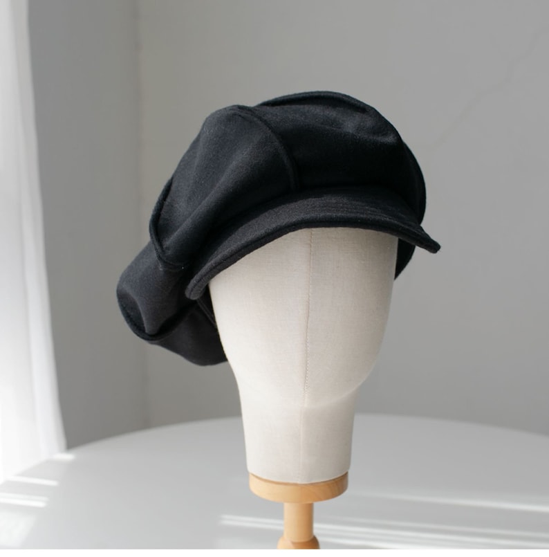 Edwardian Fashion, Clothing & Costumes 1900 – 1910s     Custom Made Oversized Newsboy Hat Slouchy Newsboy Cap Oversized Wool Hat for Man/Women Handmade Newsboy Cap Hat Vintage Style  AT vintagedancer.com