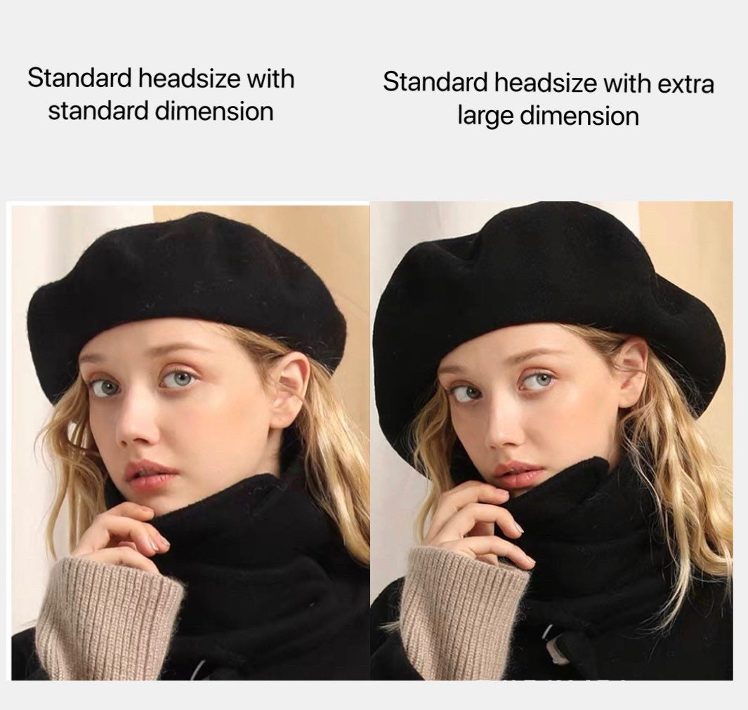 XL Oversize Beret for Women, Slouchy Beret for Women, Vintage French …