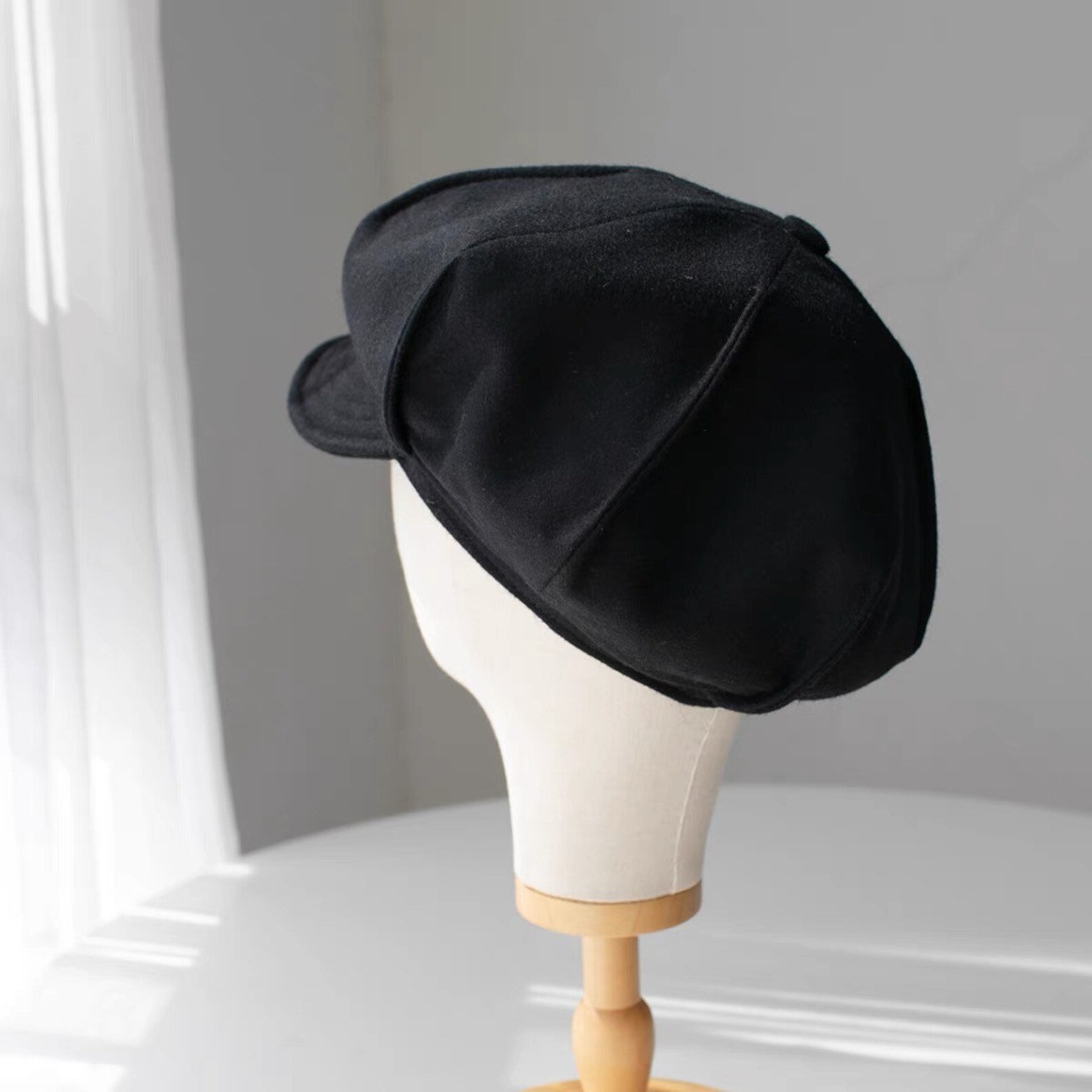 Custom Made Oversized Newsboy Hat Slouchy Newsboy Cap Etsy