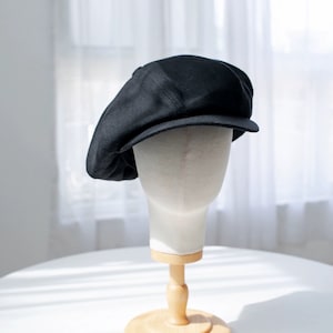 Extra Oversized Newsboy Cap for Men/Women, 100% Linen Hat, Custom made Newsboy Cap for Men/Women, Gatsby Cap, Hat for Men/Women, Unisex Hat