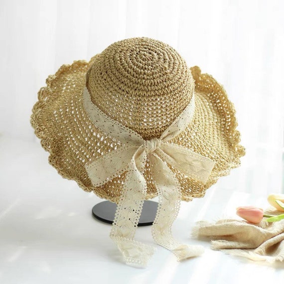 Straw Hat With Bow Tie Straw Hat for 