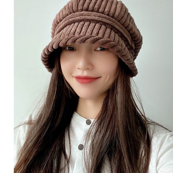 Buy Fall Winter Bucket Hat, Corduroy Bucket Hat for Women, Winter