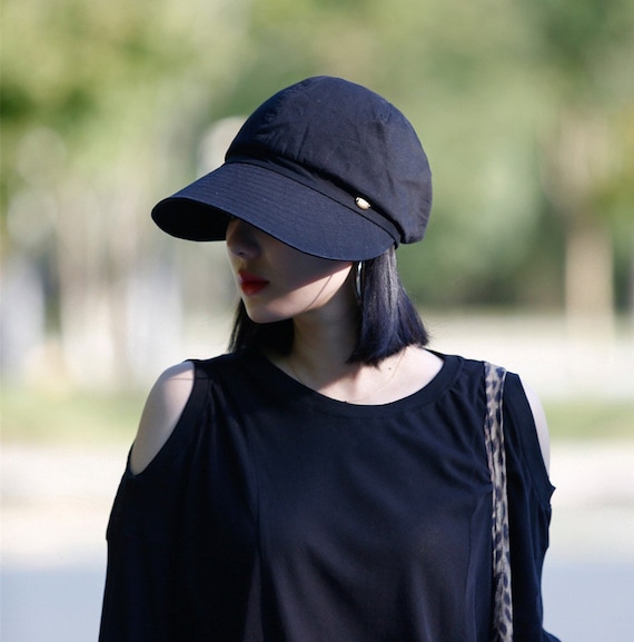 S M L Wide Brim Baseball Cap, Bucket Hat for Women, Sun Hat for