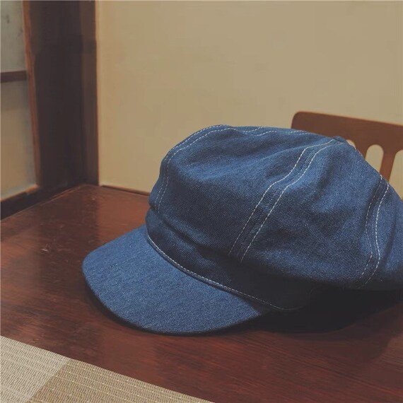 Denim Newsboy Cap for Women Spring/fall 