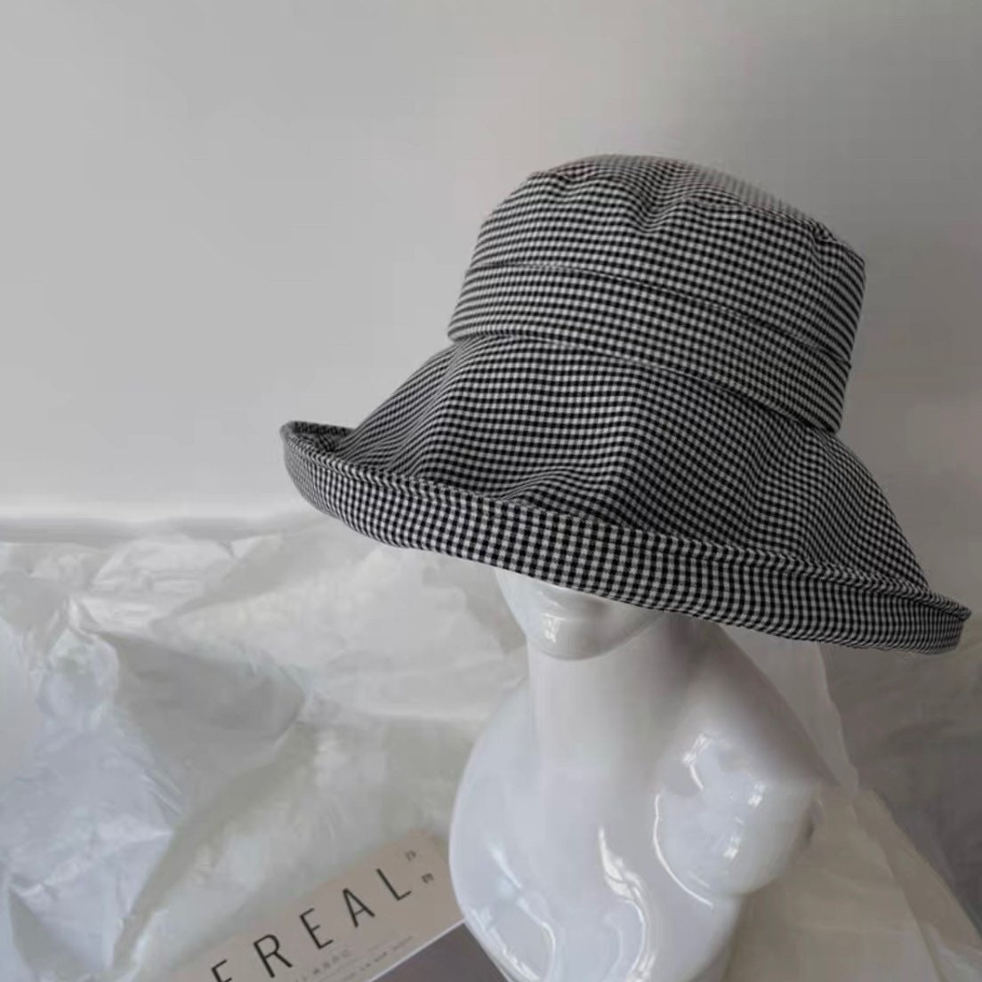 Louis Vuitton Black Nylon Monogram Bucket Hat worn by Kylian
