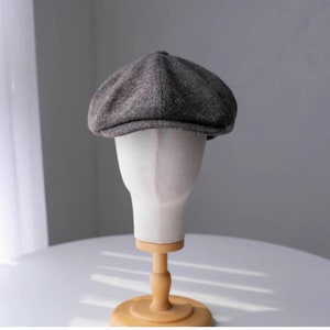Unisex Newsboy Cap, Wool Newsboy Cap for Women/Men, Wool hat for Women/Men, Winter Hat for Women, Holiday Gift,Git for her/Him