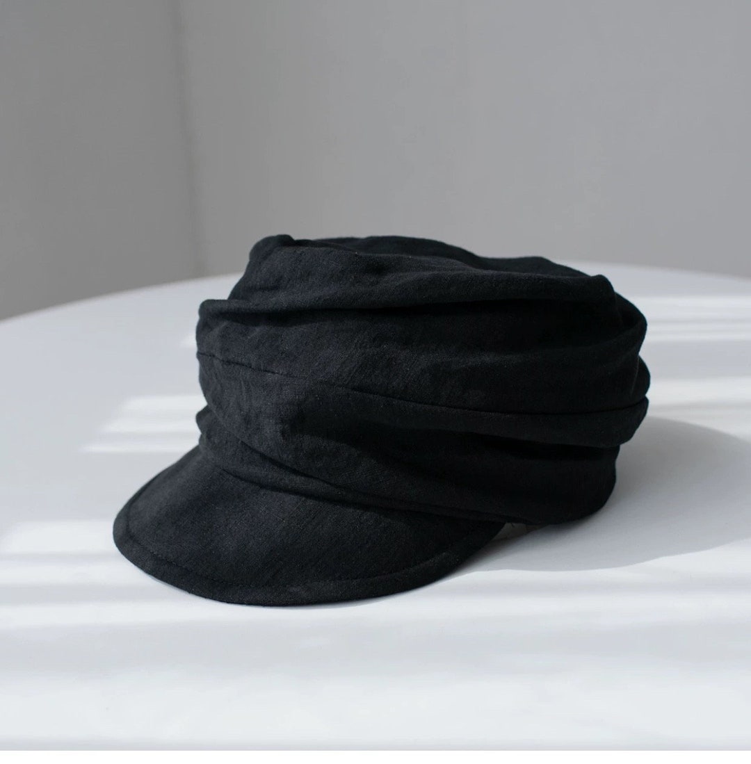 Unisex Newsboy Cap, Spring Summer Newsboy Cap for Women/men, Linen Hat