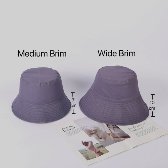 Oversized Reversible Wide Brim Bucket 