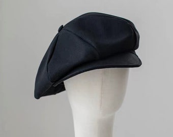 Custom Made Oversized Newsboy Hat, Slouchy Newsboy Cap, Oversized Cotton Hat for Man/Women, Handmade Newsboy Cap Hat, Vintage Style
