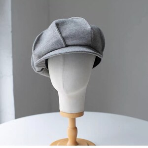 Custom Made Oversized Newsboy Hat, Slouchy Newsboy Cap, Oversized Wool ...