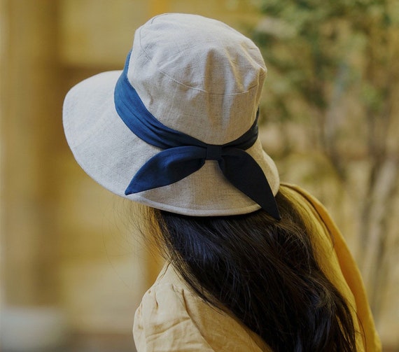 S M L Wide Brim Bucket Hat , Bucket Hat for Women, Sun Hat for