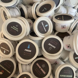 10 Wax Melt Cups  - Approx 200g - Strong Wax Melts. Wax Melt Samples