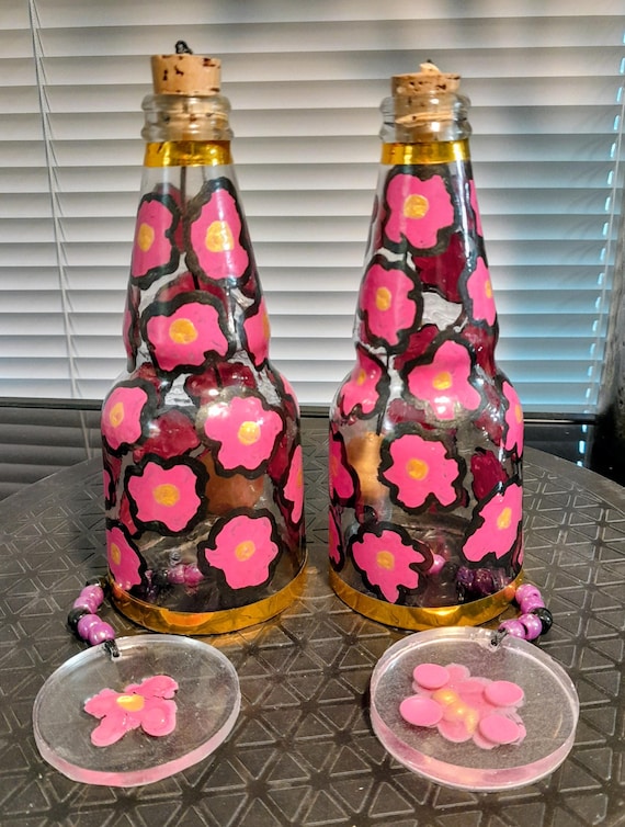 Two Small Glass Wind Chimes