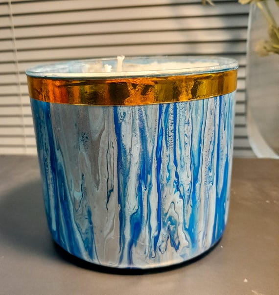 16oz Soy Candle Vanilla Scented / FREE Shipping / Handmade / Home Decor