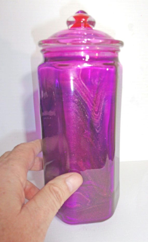 Acrylic Pour Large Container with Lid and LED Light