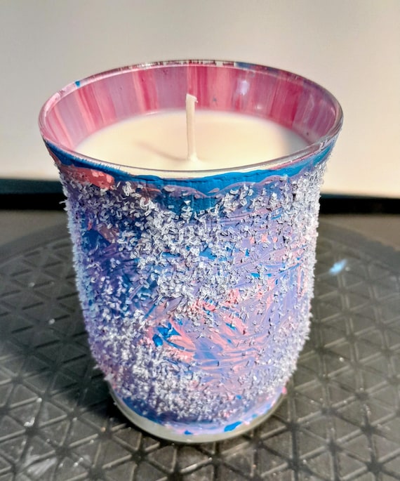 16oz Vanilla Scented Soy Candle, Handmade Home Decor