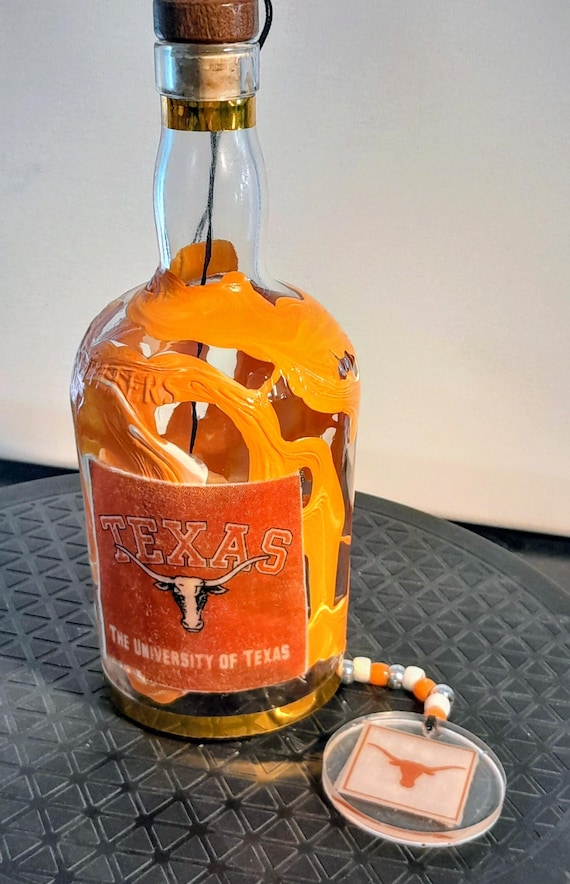 Medium University of Texas Glass Wind Chime