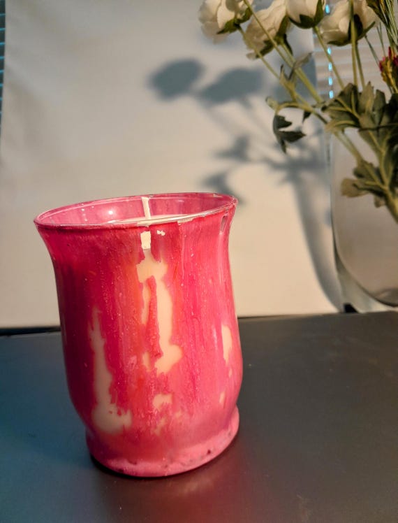 16oz Soy Candle Vanilla Scented / FREE Shipping / Handmade / Home Decor