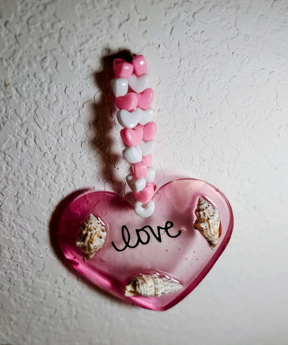 Love Heart with Seashells