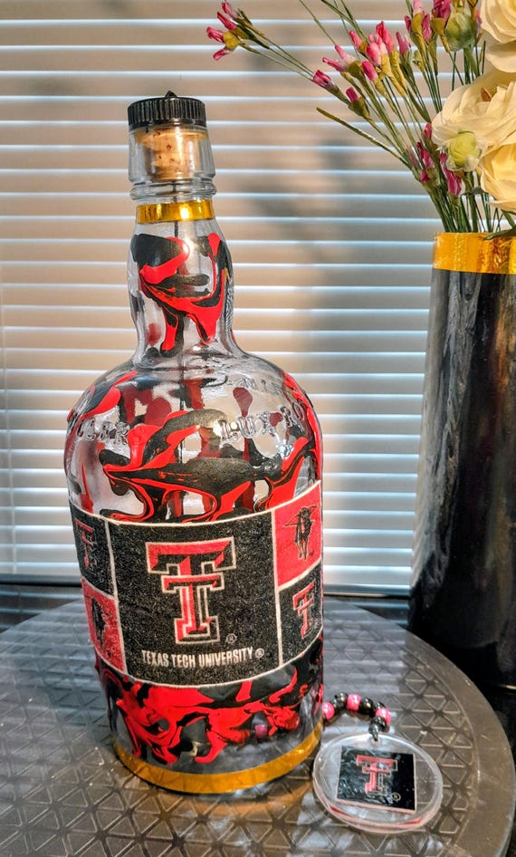 Large Texas Tech Glass Wind Chime
