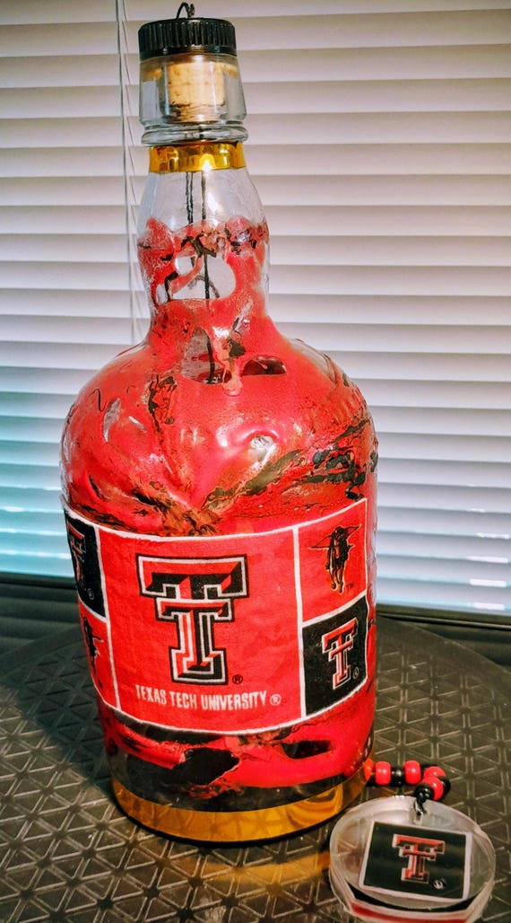 Large Texas Tech Glass Wind Chime