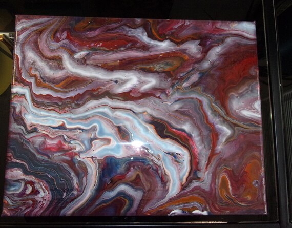 Acrylic Pour Original Contemporary Art Painting