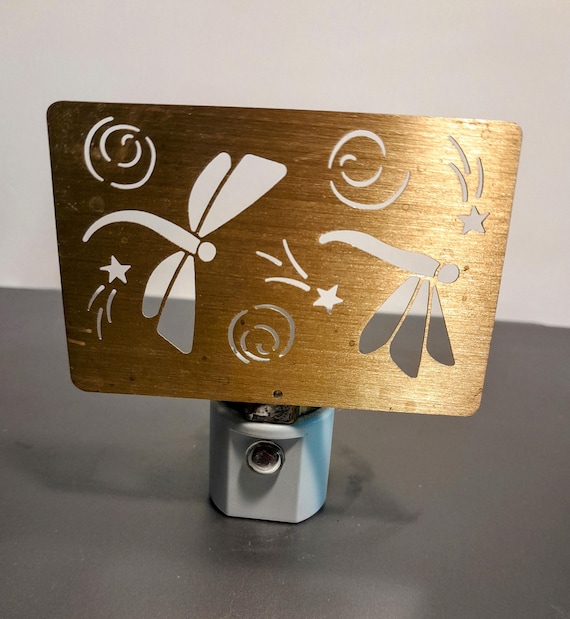 Brass LED Night Light with Sensor - Fireflys