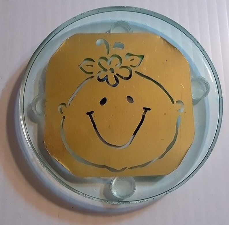 LED Brass Coaster Clear Acrylic Resin Coaster With Etsy