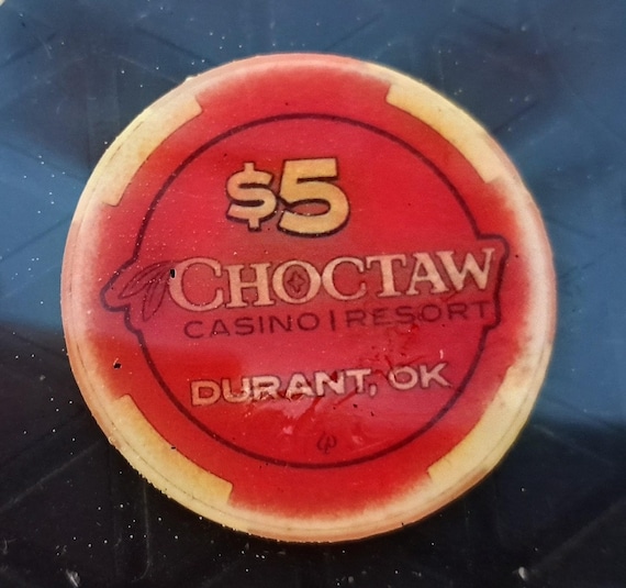 2 Casino 5 Dollar Chips Acrylic Coasters