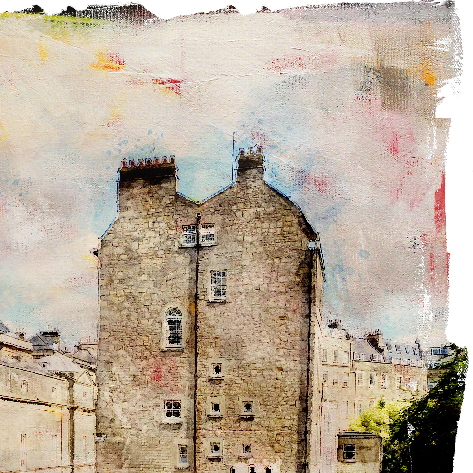 Baño Impresión de arte Obras de arte originales Río | Etsy