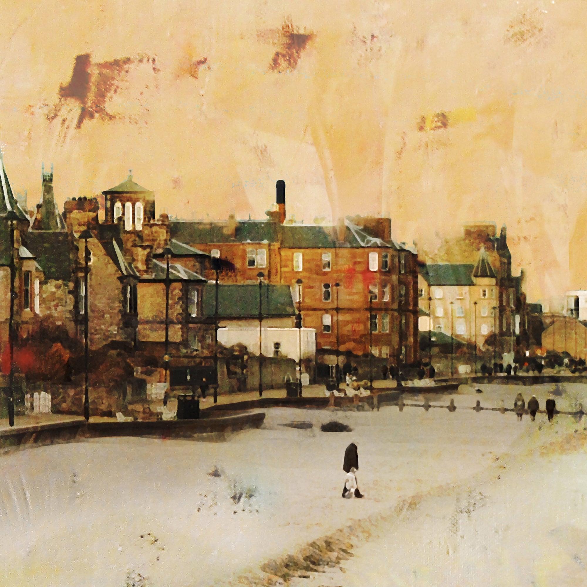 Portobello Beach Edinburgh Scotland Impressionist Art Print Etsy UK