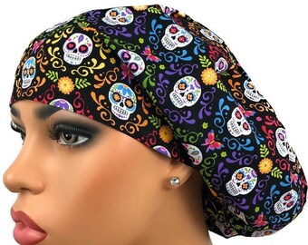 Day Dead Scrub Hat - Etsy