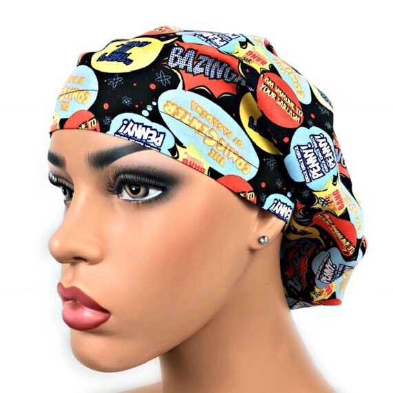 Surgical Scrub Hat Scrub Cap Bazinga Big Bang Chemo Hat Etsy