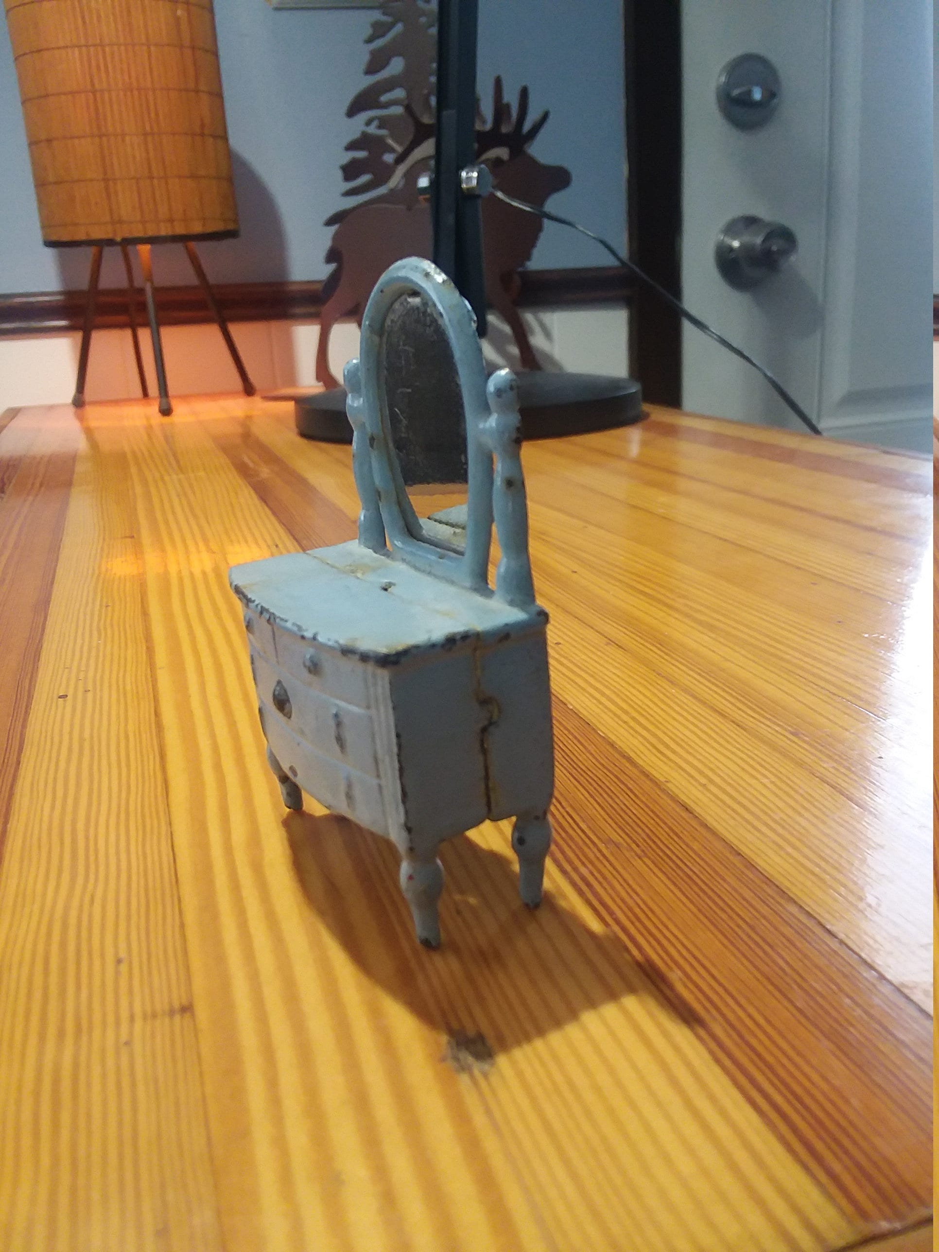 Kilgore Antique Cast Iron Dollhouse Miniature Dressing Table Etsy